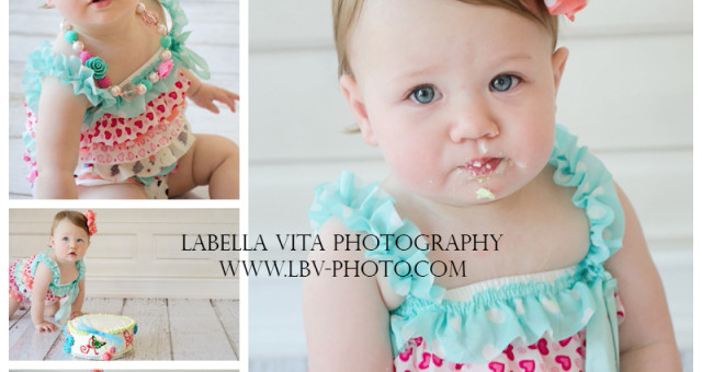 Child Photograph- First birthday Cake Smash- Sweet baby A- Wilmington, Delaware