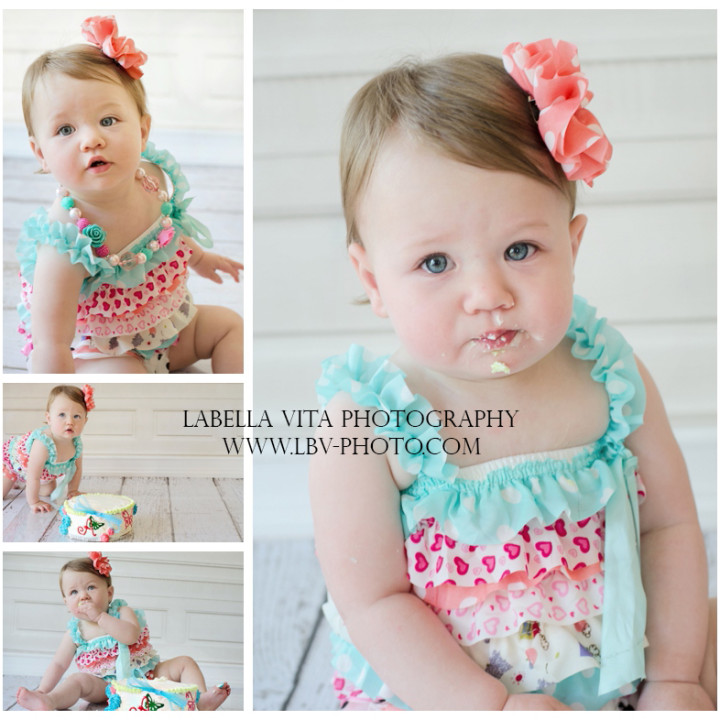 Child Photograph- First birthday Cake Smash- Sweet baby A- Wilmington, Delaware