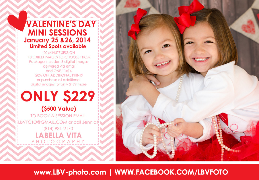 Valentines day mini marketing board 2014
