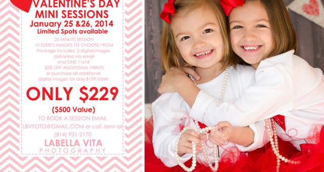 LaBella Vita Photography's Valentine's Day Mini Session Announcement!!!!!