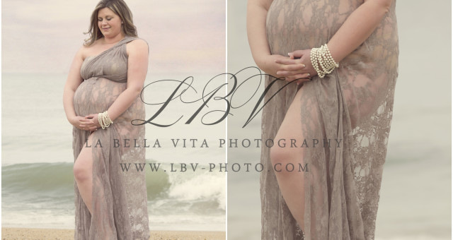 Beach Maternity Photography | Rehoboth Beach, DE | Alison & Jon