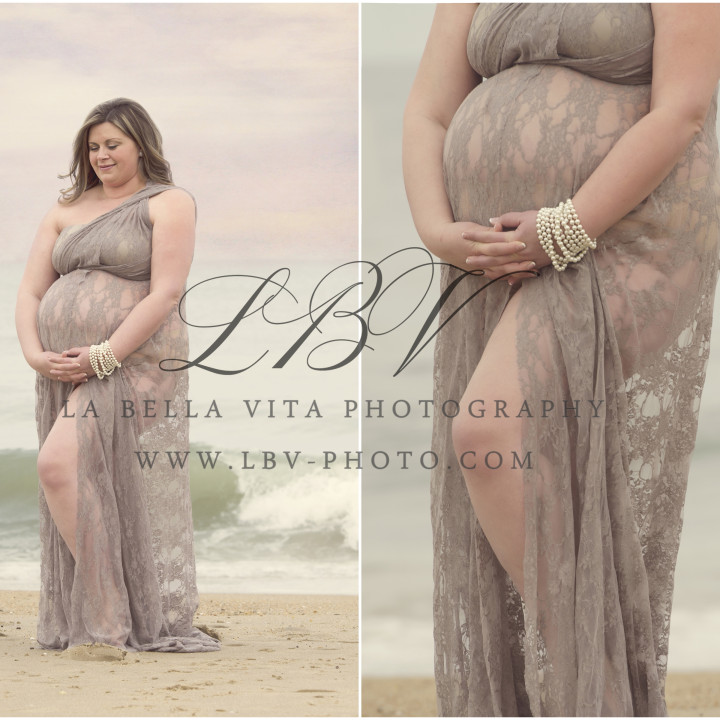 Beach Maternity Photography | Rehoboth Beach, DE | Alison & Jon